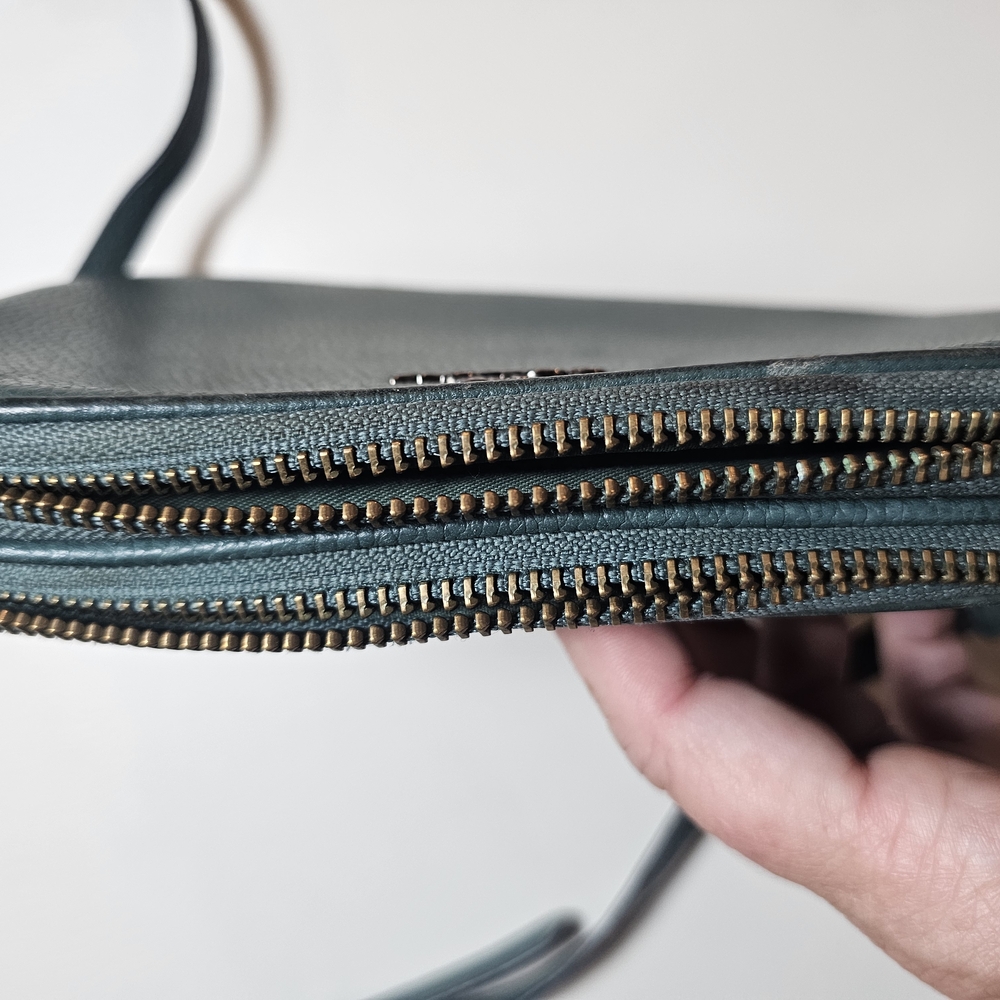 Coach Small Crossbody Bag in Dark Teal - Picture 3 of 9